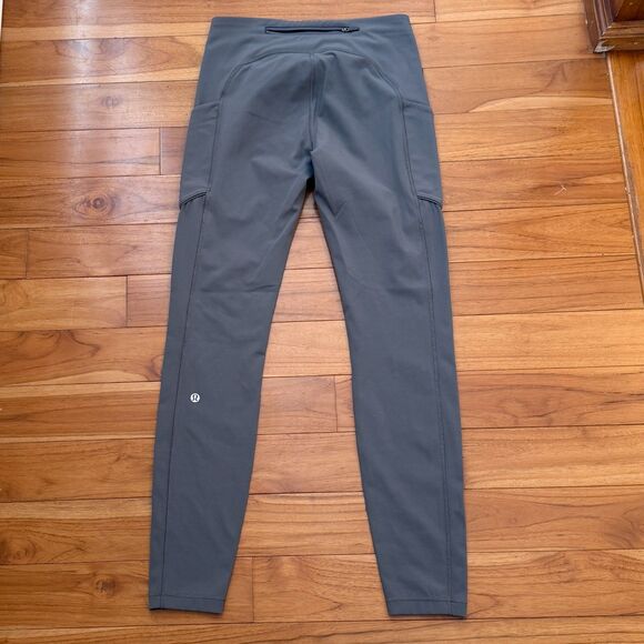 Women Lululemon Speed Up Tight Full-On Luxtreme 28" in Titanium Size 6 - Picture 3 of 9